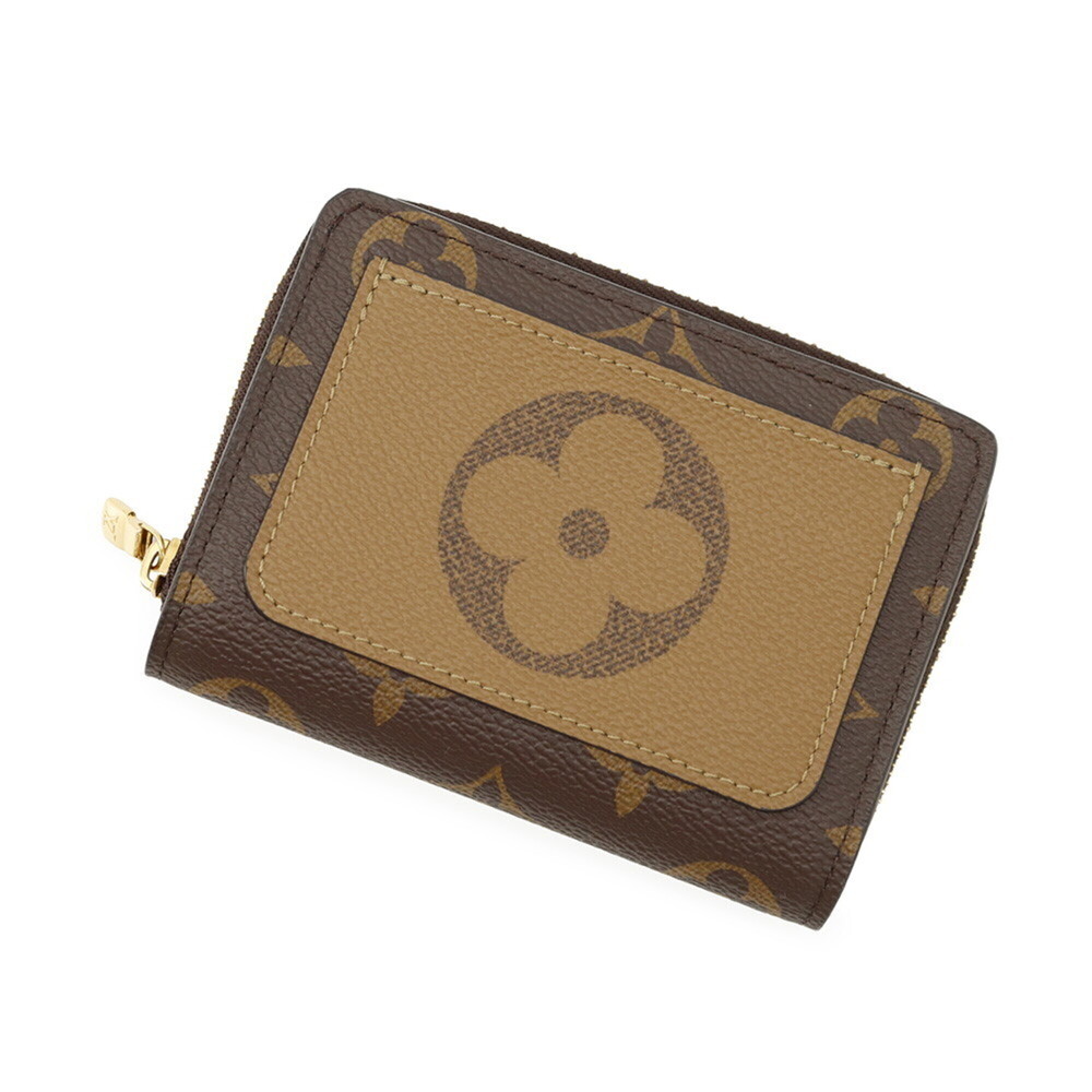Louis Vuitton Bi-fold Wallet Monogram Reverse Portefeuille Lou M81461 LOUIS V...